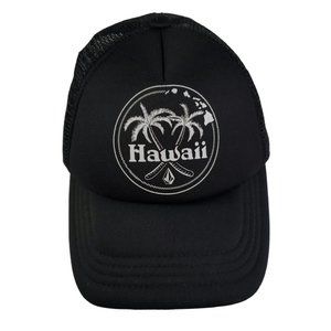Volcom Black Hawaii Trucker Baseball Hat